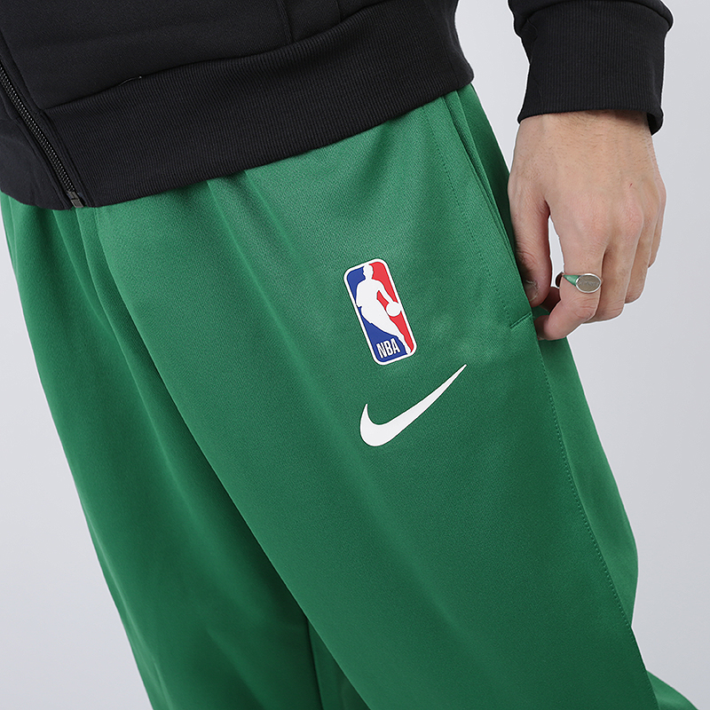 мужские зеленые брюки Nike NBA Boston Celtics Spotlight Pants AT9200-312 - цена, описание, фото 2